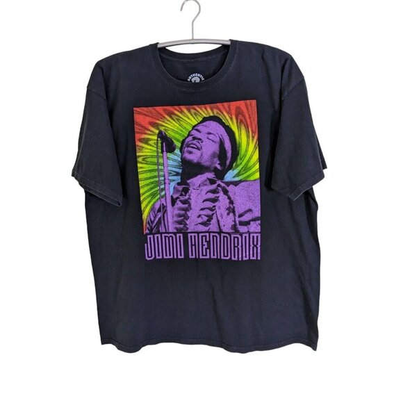 Authentic Hendrix Jimi Hendrix Mens T Shirt Size 3XL Black Graphic Short Sleeve - Picture 1 of 4